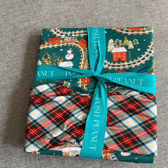 NWT Posh Peanut Holiday Marqui Plaid & Wyatt Patoo - Picture 2 of 3